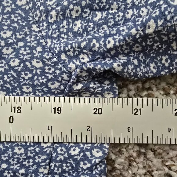 J. Crew Men’s Medium Performance Polo – Blue Floral Print - Picture 3 of 7